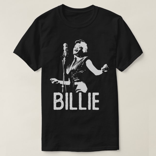T-shirt classique Billie Holiday (Design devant)