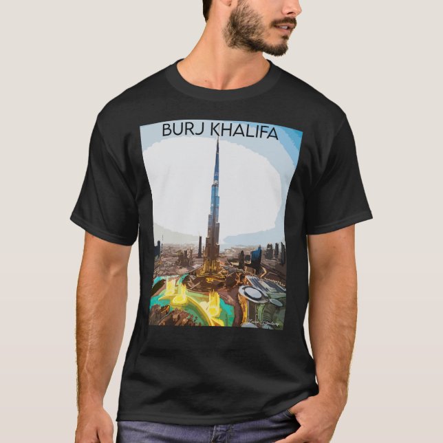 T-shirt classique Burj Khalifa (Devant)