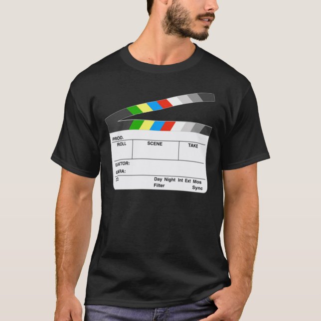 T-shirt classique Clapperboard (Devant)