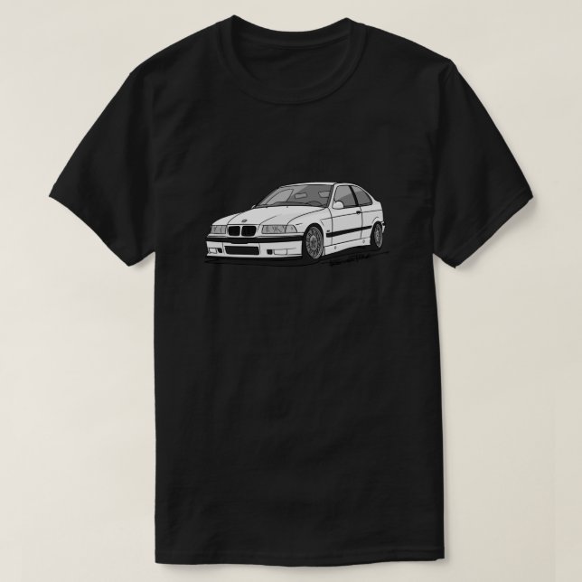 T-shirt classique compact E36 Stance 318ti (Design devant)