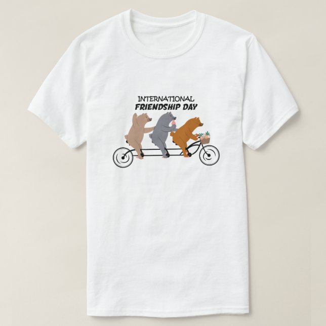 T-shirt classique Cool de la Journée international (Design devant)