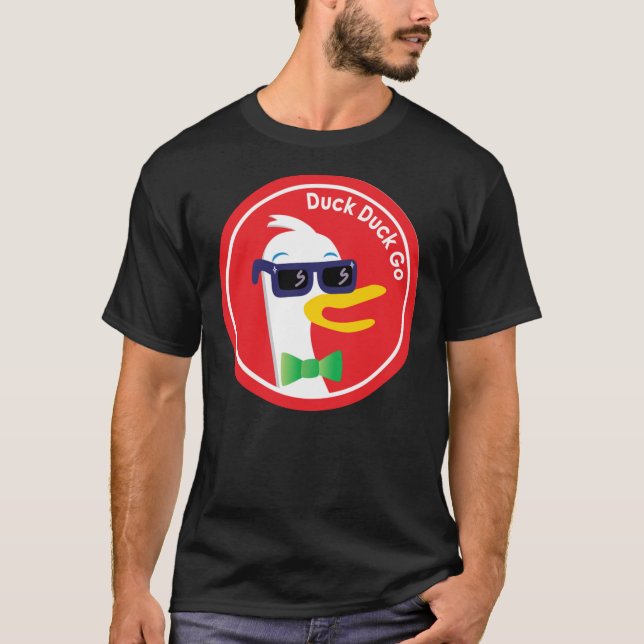 T-shirt classique cool Duckduckgo (Devant)