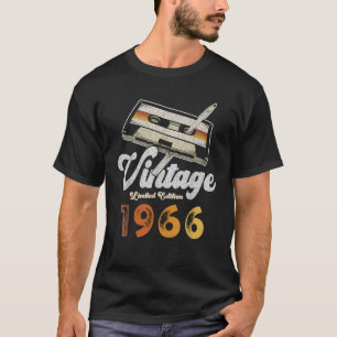 T-shirt Classique d'anniversaire fabriqué en 1966 Édition
