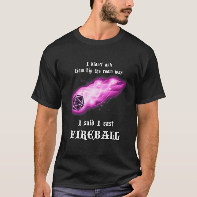 T-shirt Classique de balle de feu de mât (Devant)