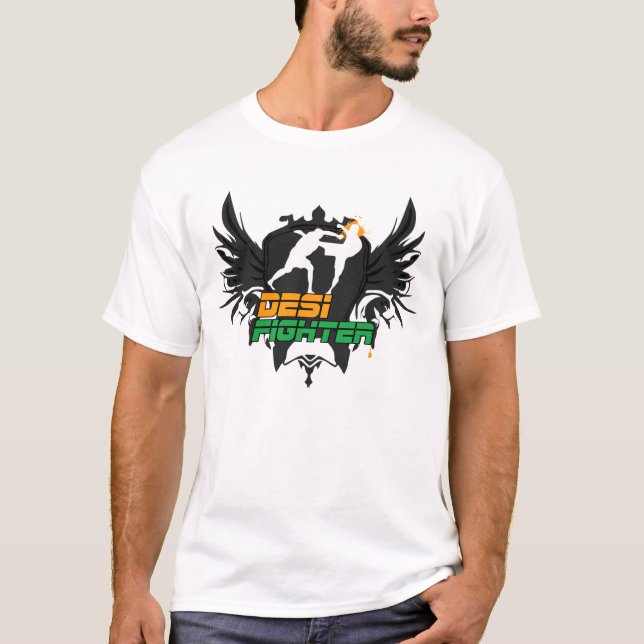 T-shirt Classique de combattant de Desi (Devant)