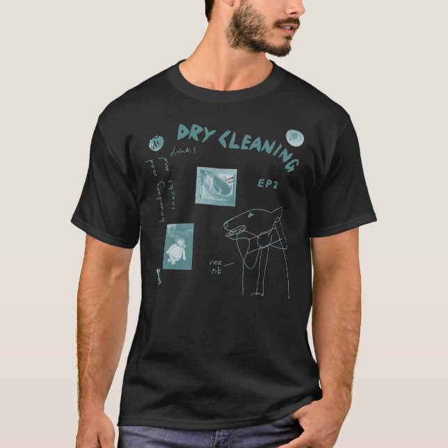T-shirt classique de la bande de nettoyage à sec (Devant)