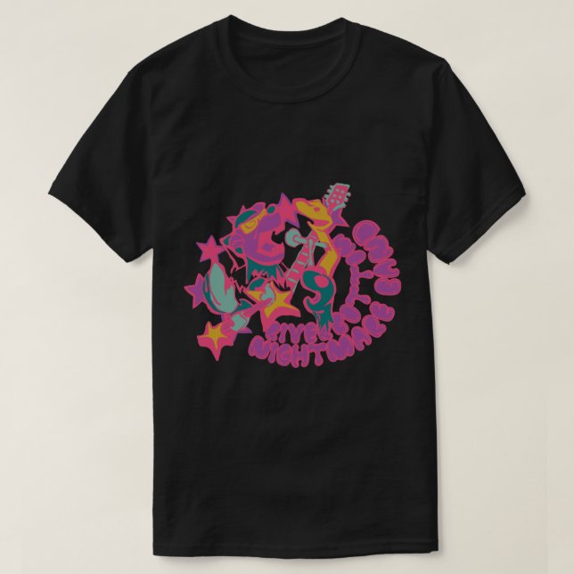 T-shirt classique de la bande de nuit Riverbottom (Design devant)