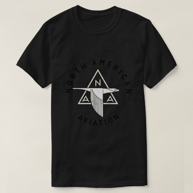 T-shirt classique de l'Aviation nord-américaine (Design devant)