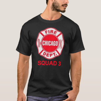T-shirt classique de l'équipe d'incendie de Chicag