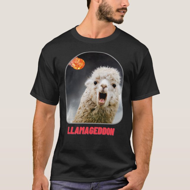 T-shirt classique de Llamageddon (Devant)
