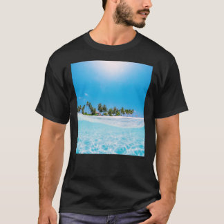 T-shirt classique de l'océan Caraïbes