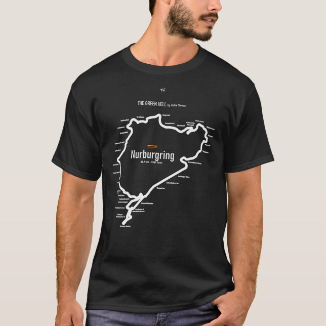 T-shirt classique de Nurburgring (Devant)
