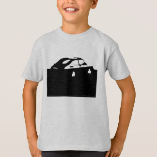 T-shirt Classique de Saab 900 SPG/Aero - noircissez sur