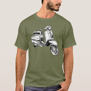 T-shirt classique de scooter