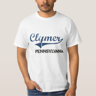 T-shirt Classique de ville de Clymer Pennsylvanie