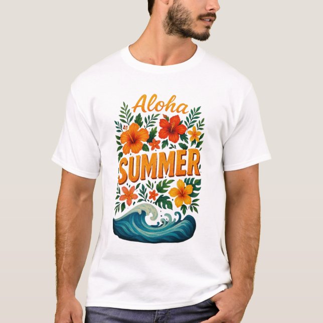 T-shirt classique d'été (Devant)