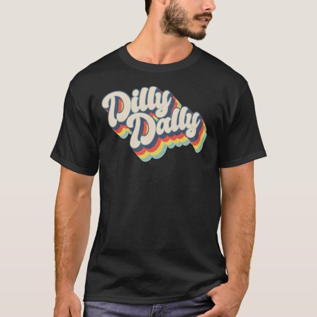 T-shirt classique Dilly Dally (Devant)
