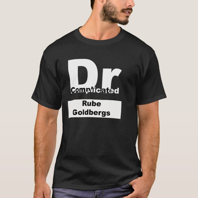 T-shirt classique d'obscurité de DrComplicated (Devant)