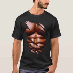 T-shirt Classique drôle déchiré d'ABS