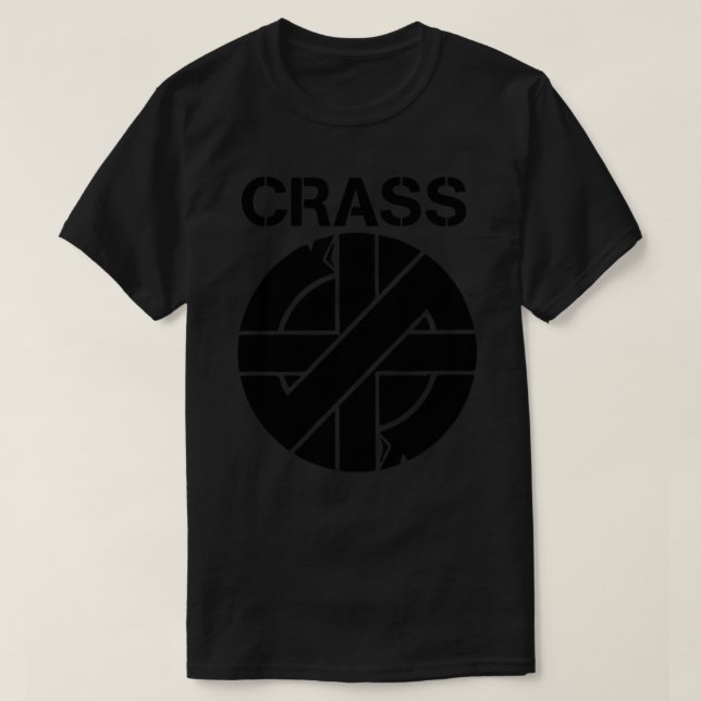 T-shirt classique du logo de crass (Design devant)