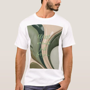 T-shirt classique en graphisme abstrait