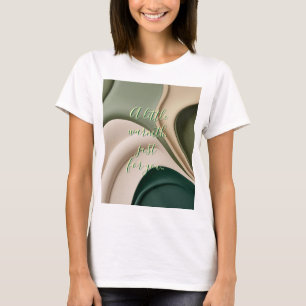 T-shirt classique en graphisme abstrait