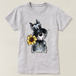 T-shirt Classique ensoleillé de Schnauzer