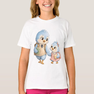 T-shirt classique femme Soeur Oiseau Mignon