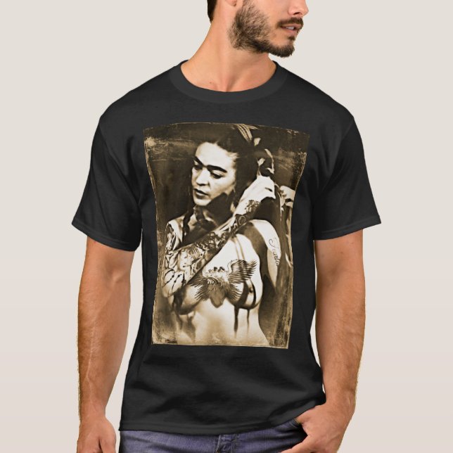 T-shirt classique Frida Kahlo Tattoo (Devant)