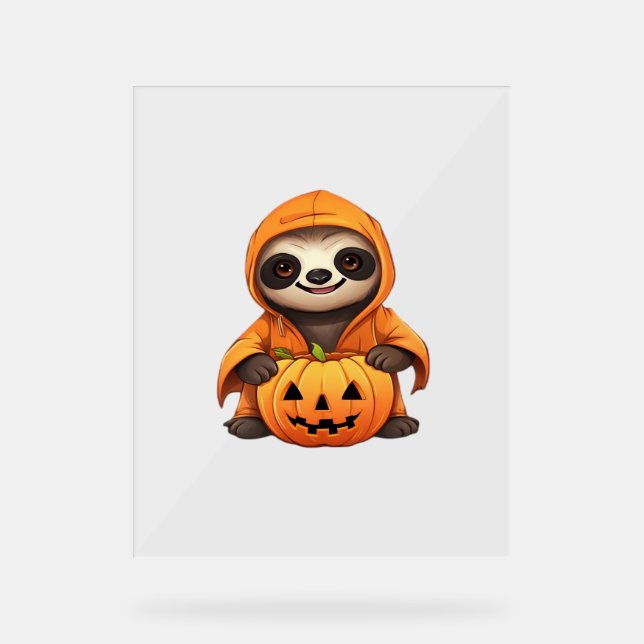 T-shirt classique Halloween Slote Sloth (Recto)