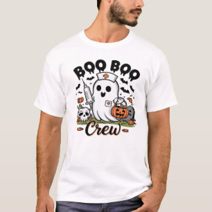 T-Shirt Classique Infirmière Fantôme Boo Boo Crew
