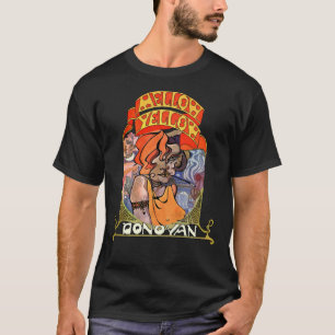 T-shirt classique jaune moelleux Donovan