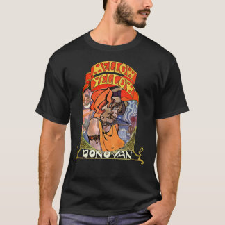 T-shirt classique jaune moelleux Donovan