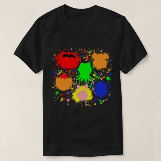 T-shirt classique Muppet Splatter (Design devant)