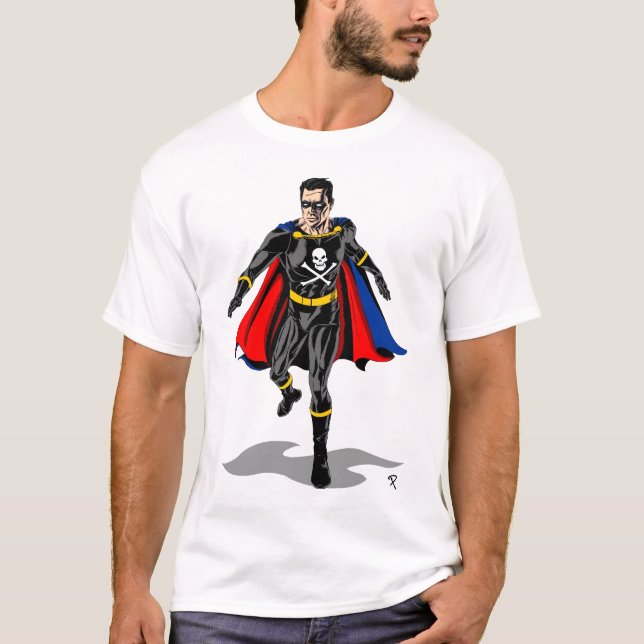 T-shirt Classique noir de terreur (Devant)