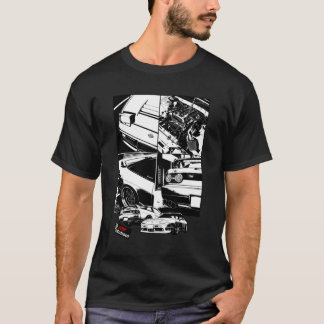 T-shirt Classique noir et blanc 180SX