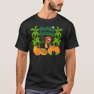 T-shirt classique orangé