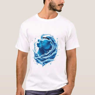 T-shirt classique Ours polaire dans une tempête de