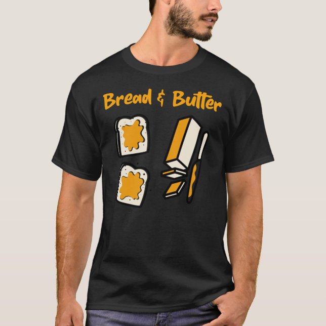 T-shirt classique Pain et Beurre (Devant)