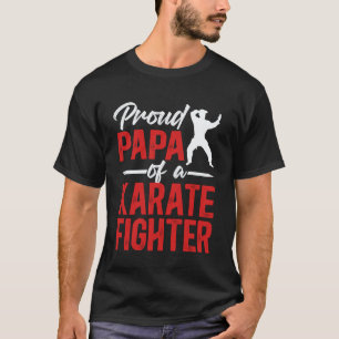 T-shirt Classique Papa fier d'un papa karaté grand-père ka