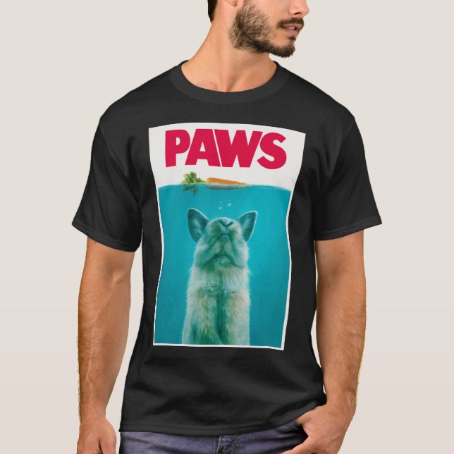 T-shirt classique PAWS (Devant)