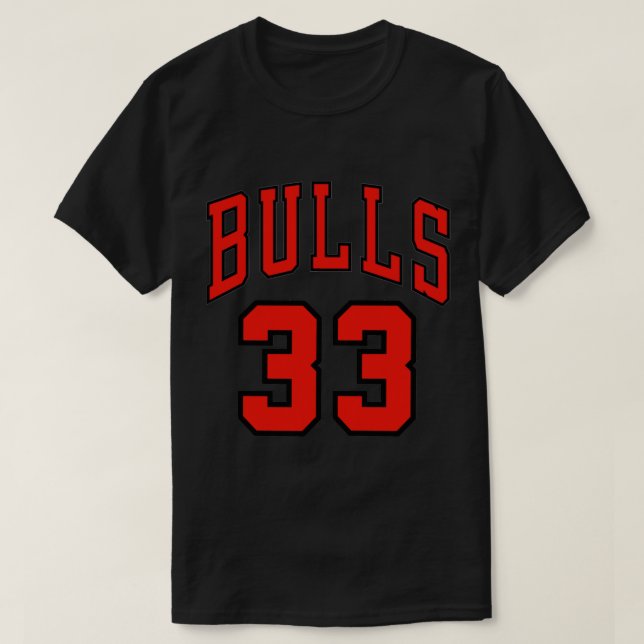 T-shirt classique Pippen Bull (Design devant)