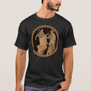 T-shirt classique poterie grecque antique