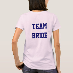 T-shirt classique pour demoiselles d'honneur rose