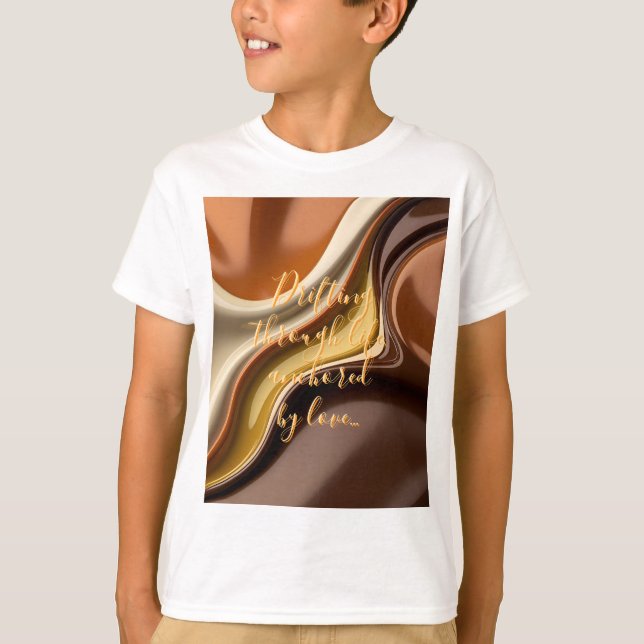 T-shirt classique pour enfants en graphisme élégan (Devant)