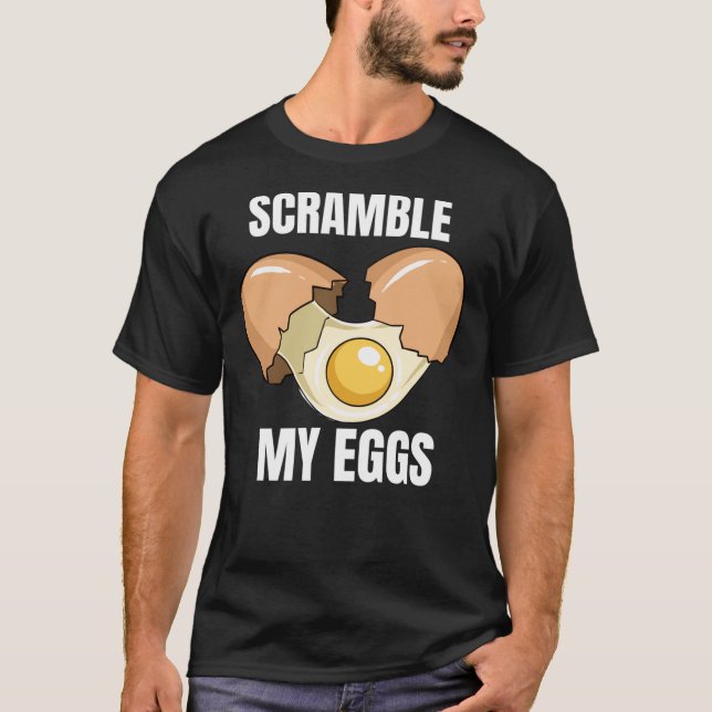 T-shirt classique pour mes oeufs (Devant)