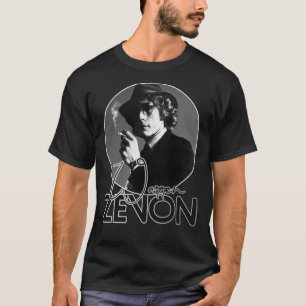 T-shirt classique Retro Warren Zevon Black Hommage