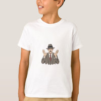 T-shirt classique style mousse