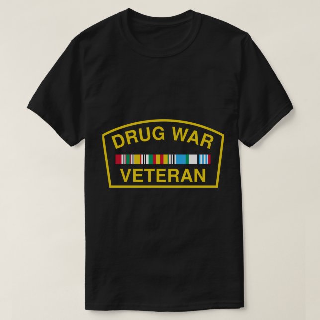 T-shirt classique T-shirt vétéran de la guerre con (Design devant)