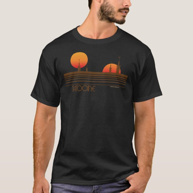 T-shirt classique Tatooine (Devant)